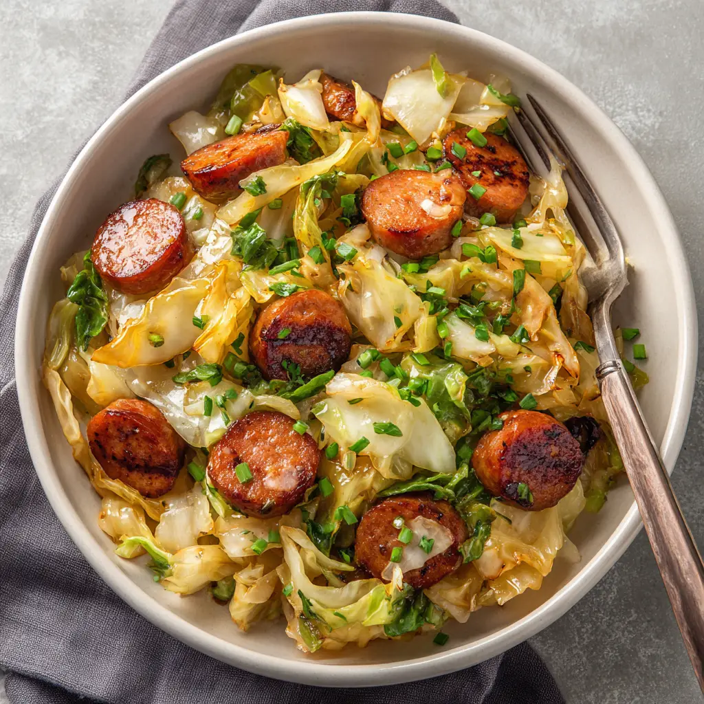 cabbage and sausage