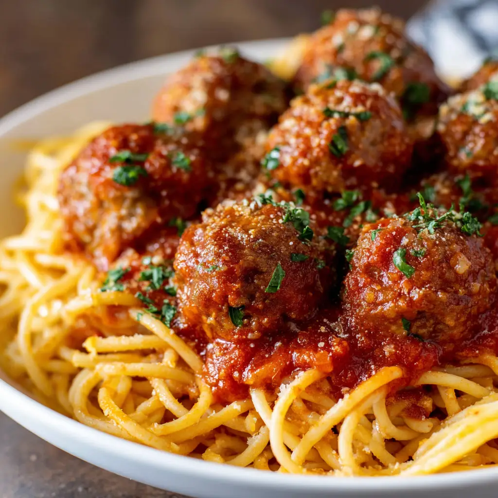 spaghetti and meatballs