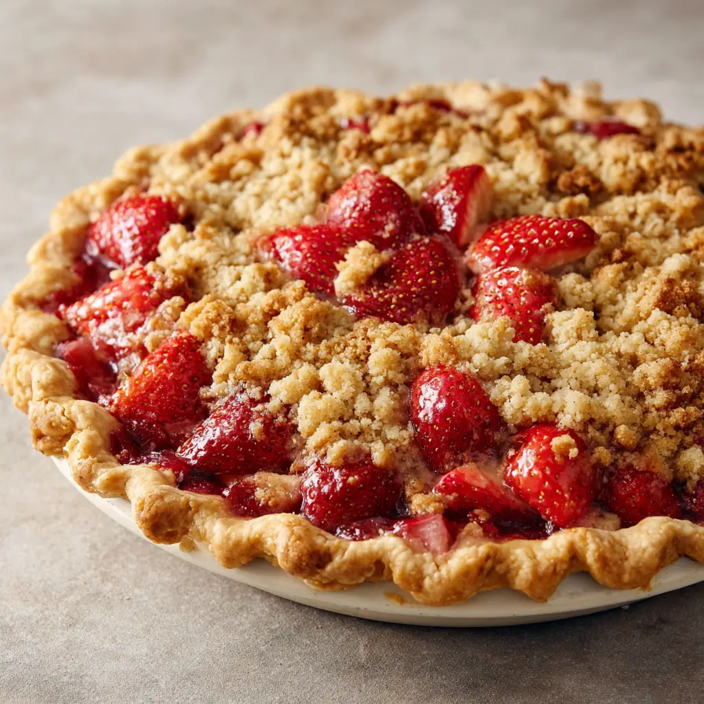 strawberry rhubarb pie