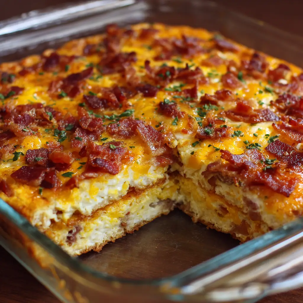 Bacon and Egg Breakfast Casserole