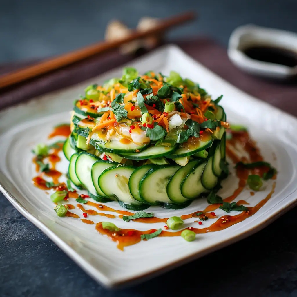 California Roll Cucumber Salad