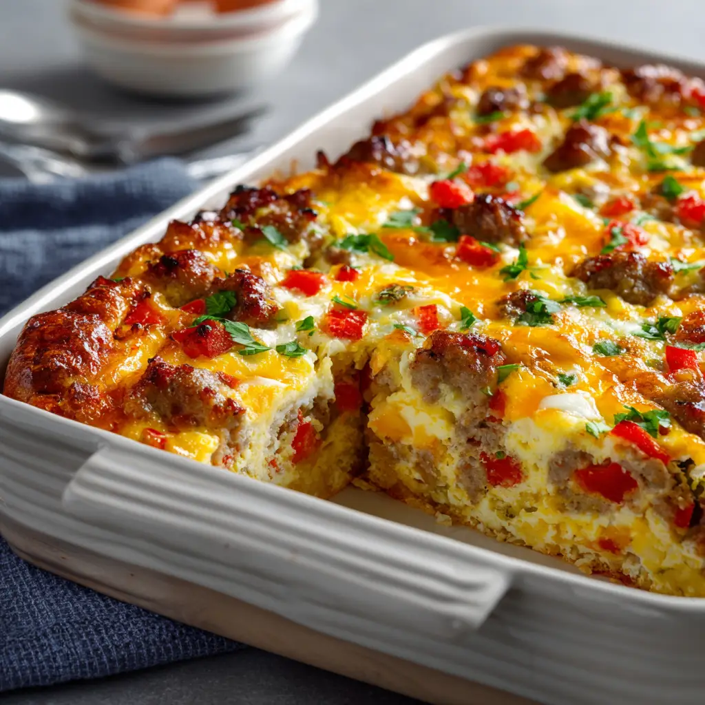 Classic Sausage and Egg Breakfast Casserole
