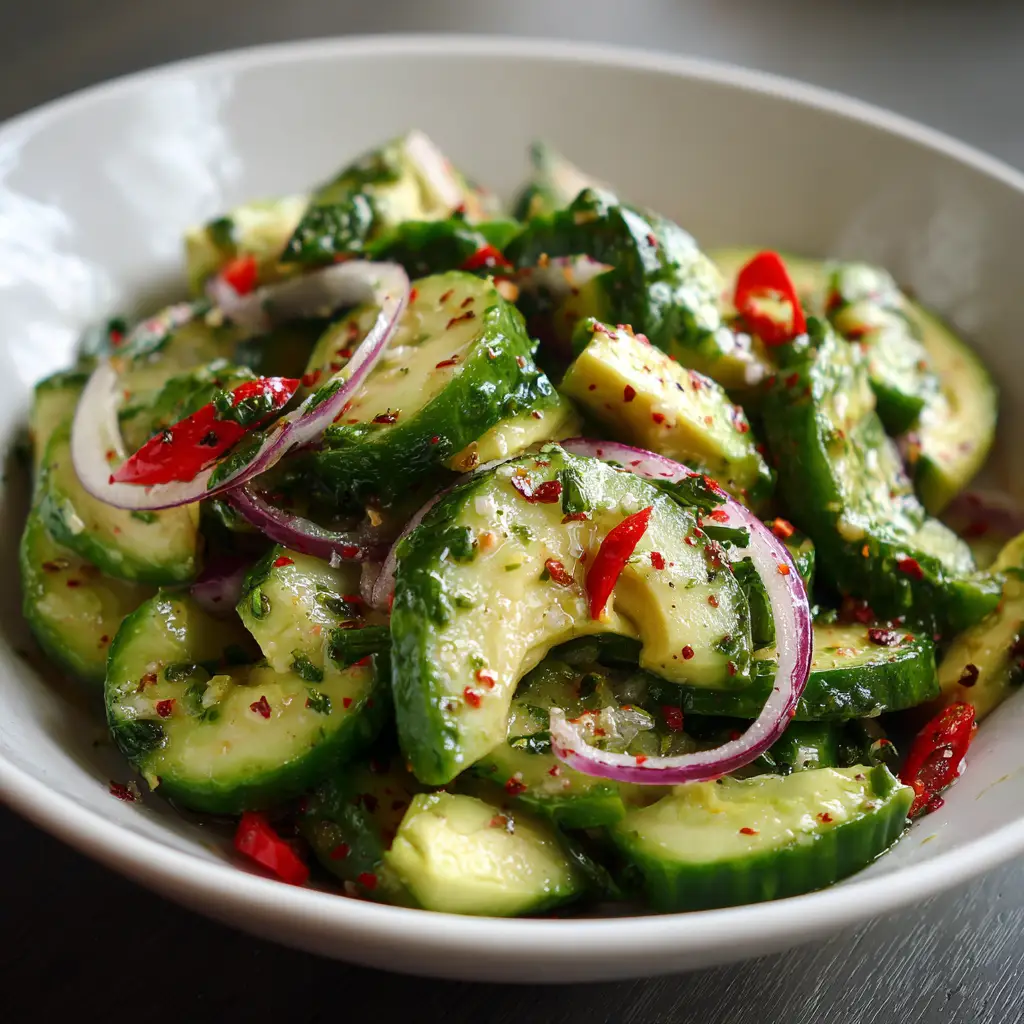 Cucumber Avocado Salad