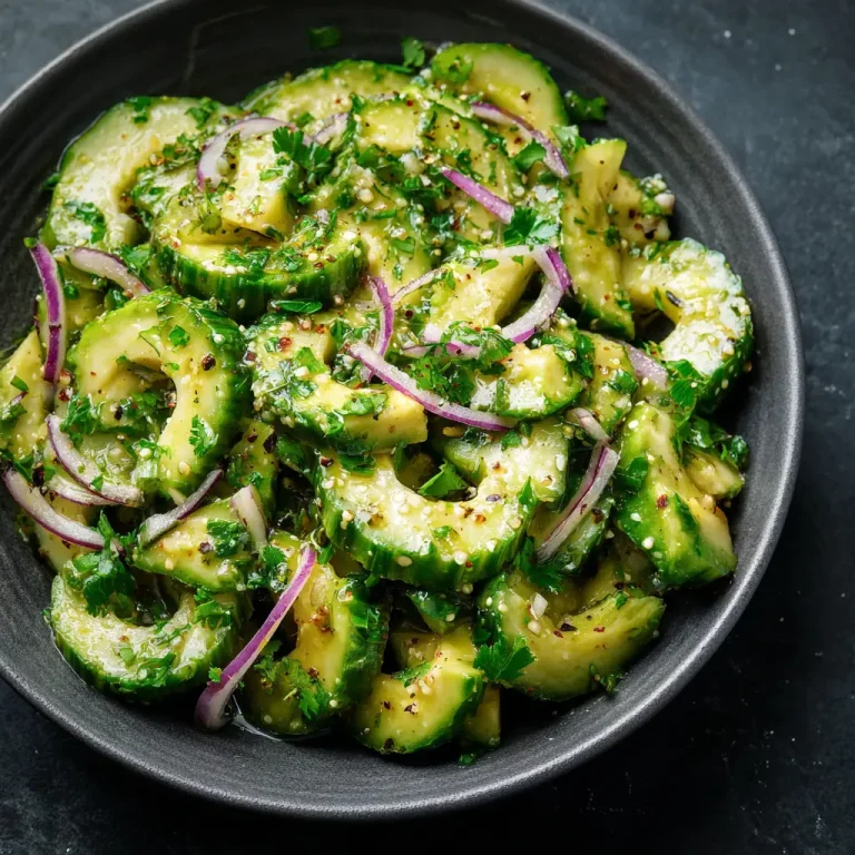 Cucumber Avocado Salad