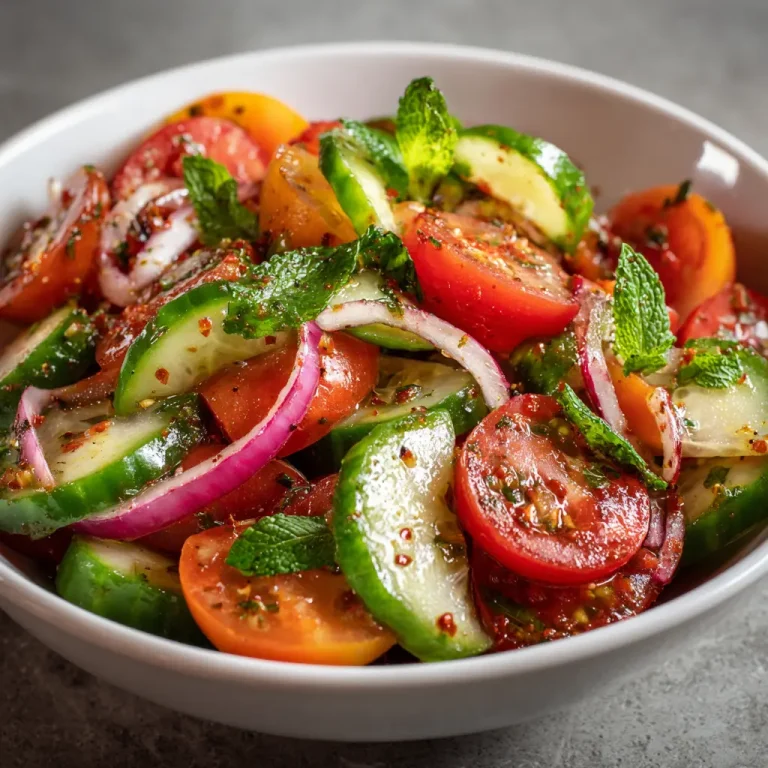 Cucumber Tomato Salad