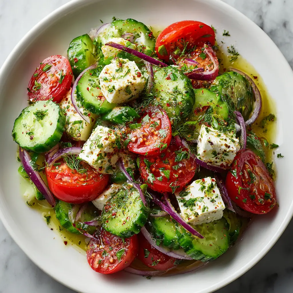 Greek Cucumber Salad