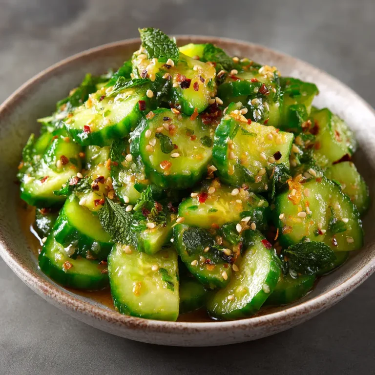 Smashed Cucumber Salad