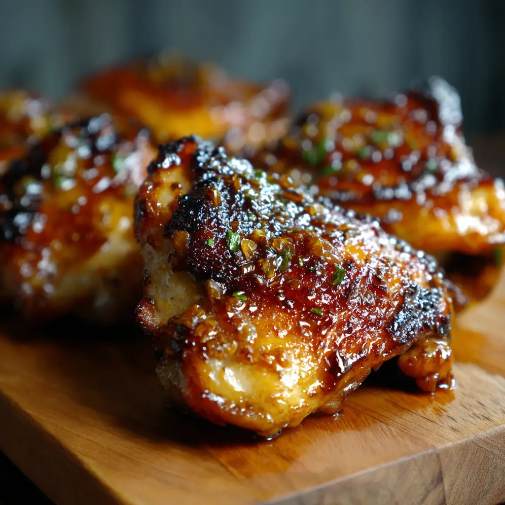 Soy-Ginger Glazed Chicken Thigh
