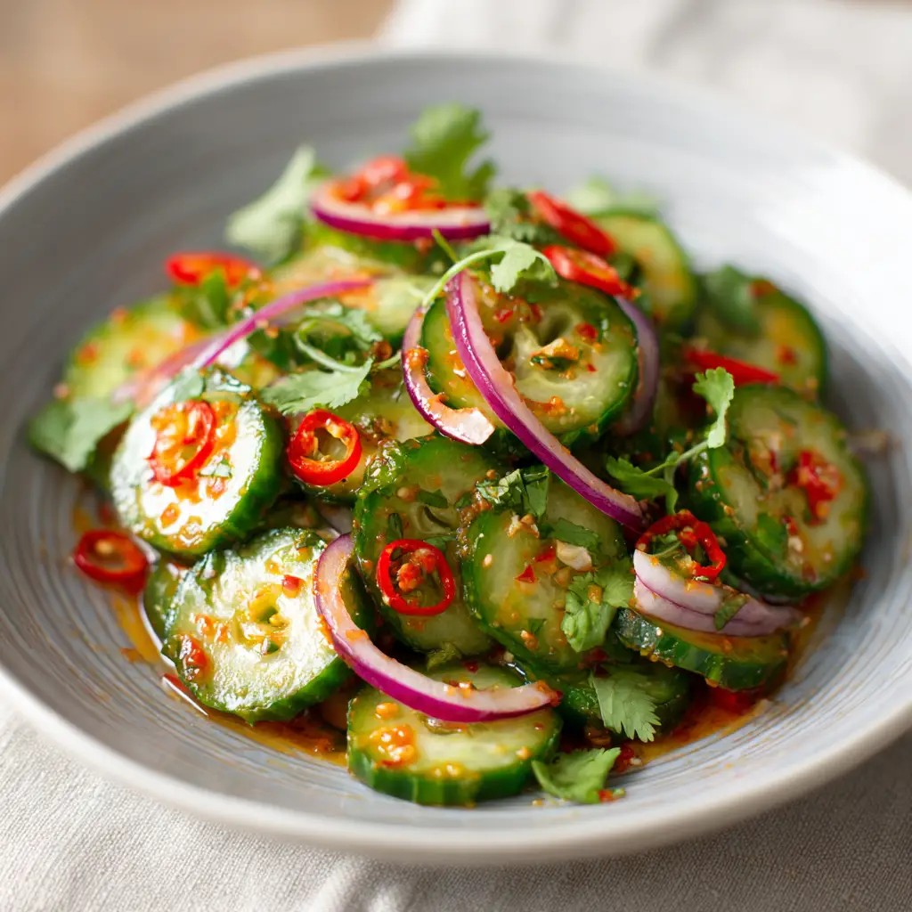 Spicy Cucumber Salad Recipe