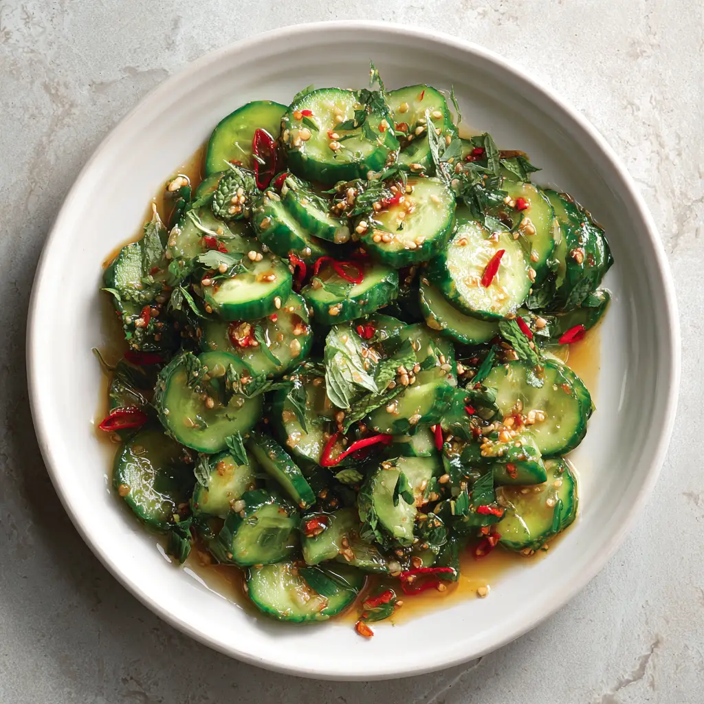 Tangy Asian Cucumber Salad
