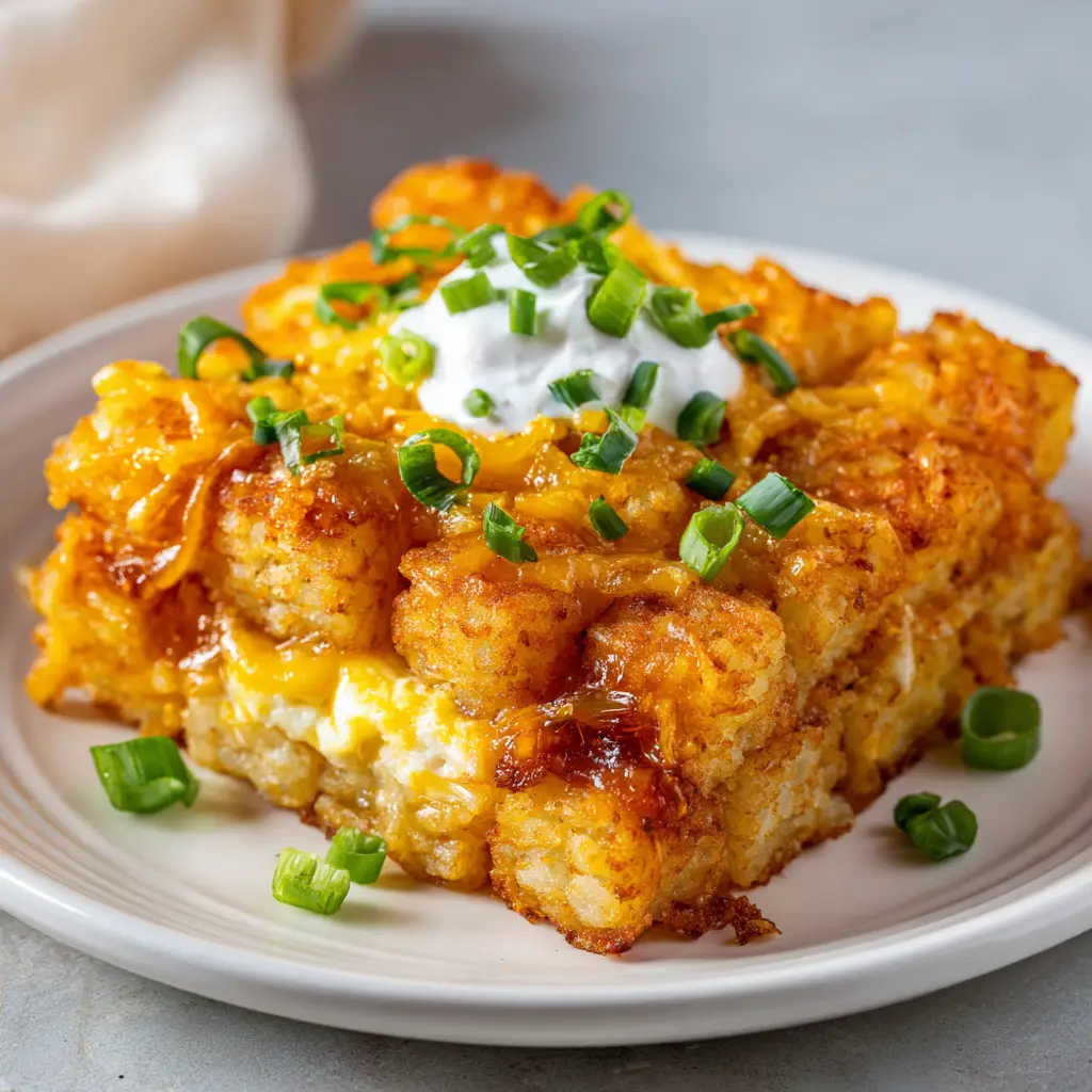 Tater Tot Breakfast Casserole