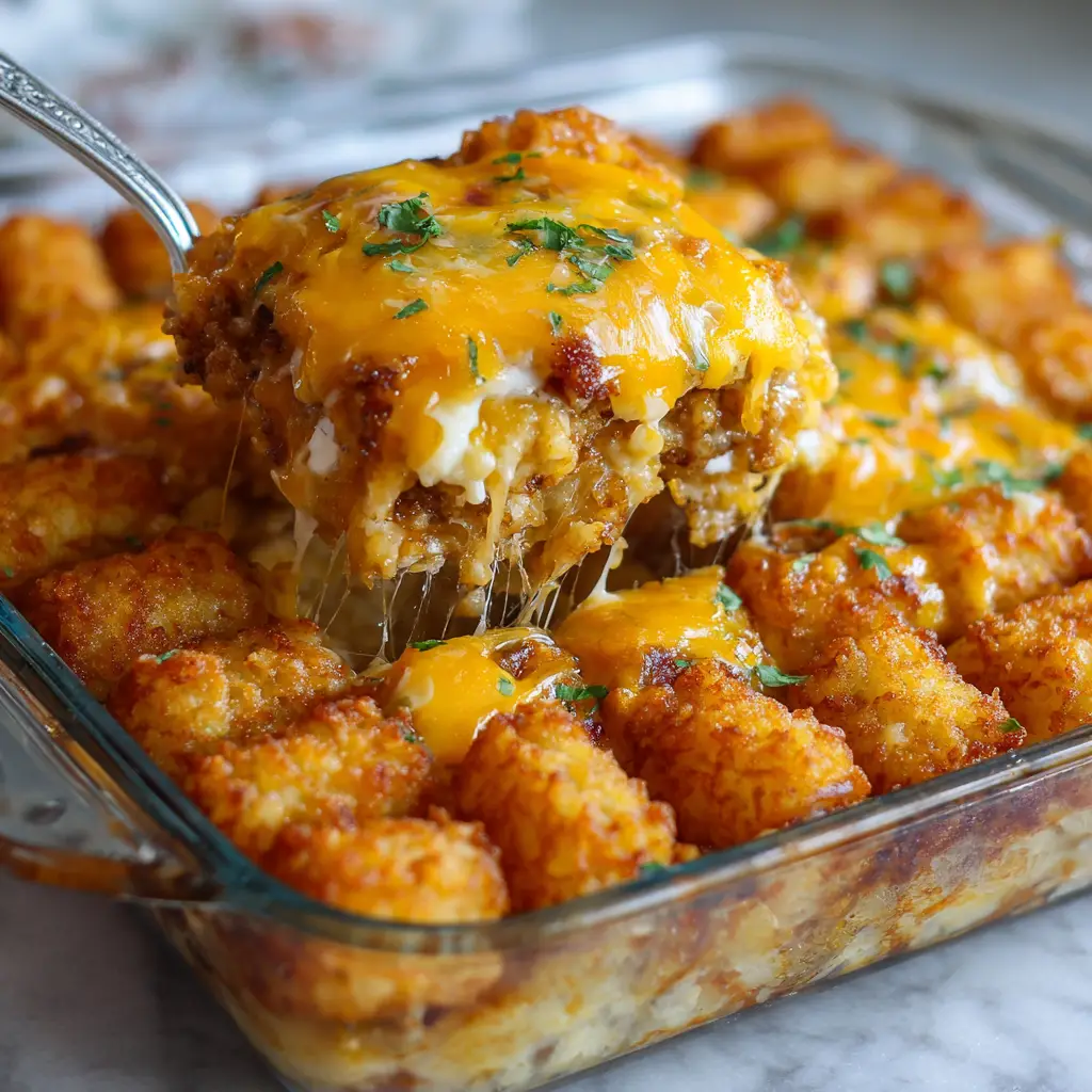 Tater Tot Breakfast Casserole
