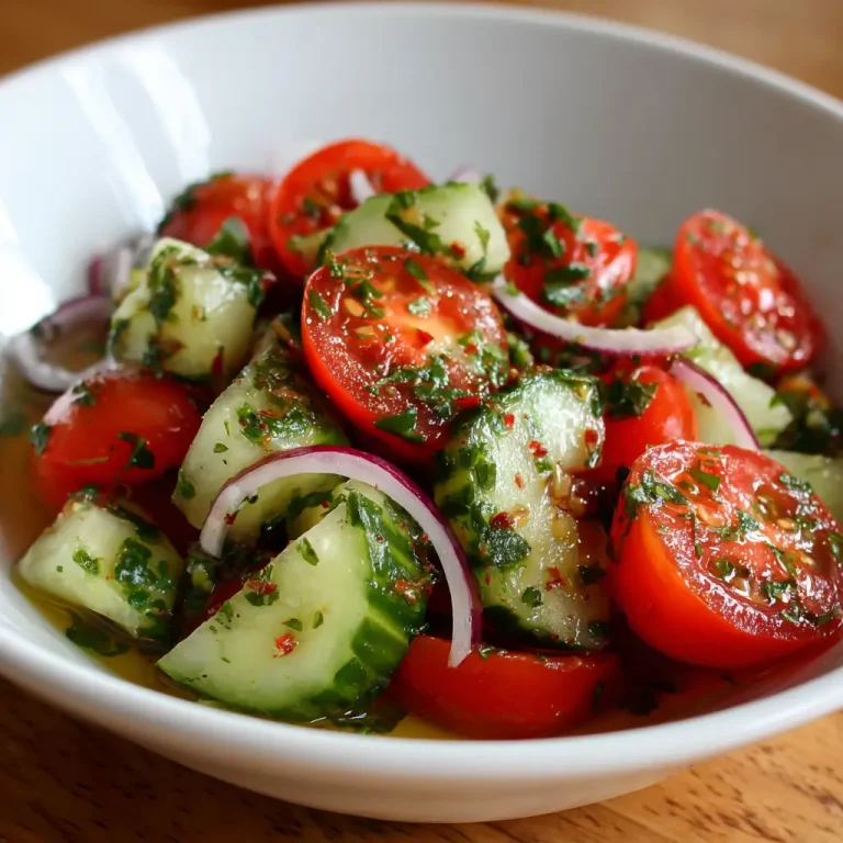 Tomato Cucumber Salad