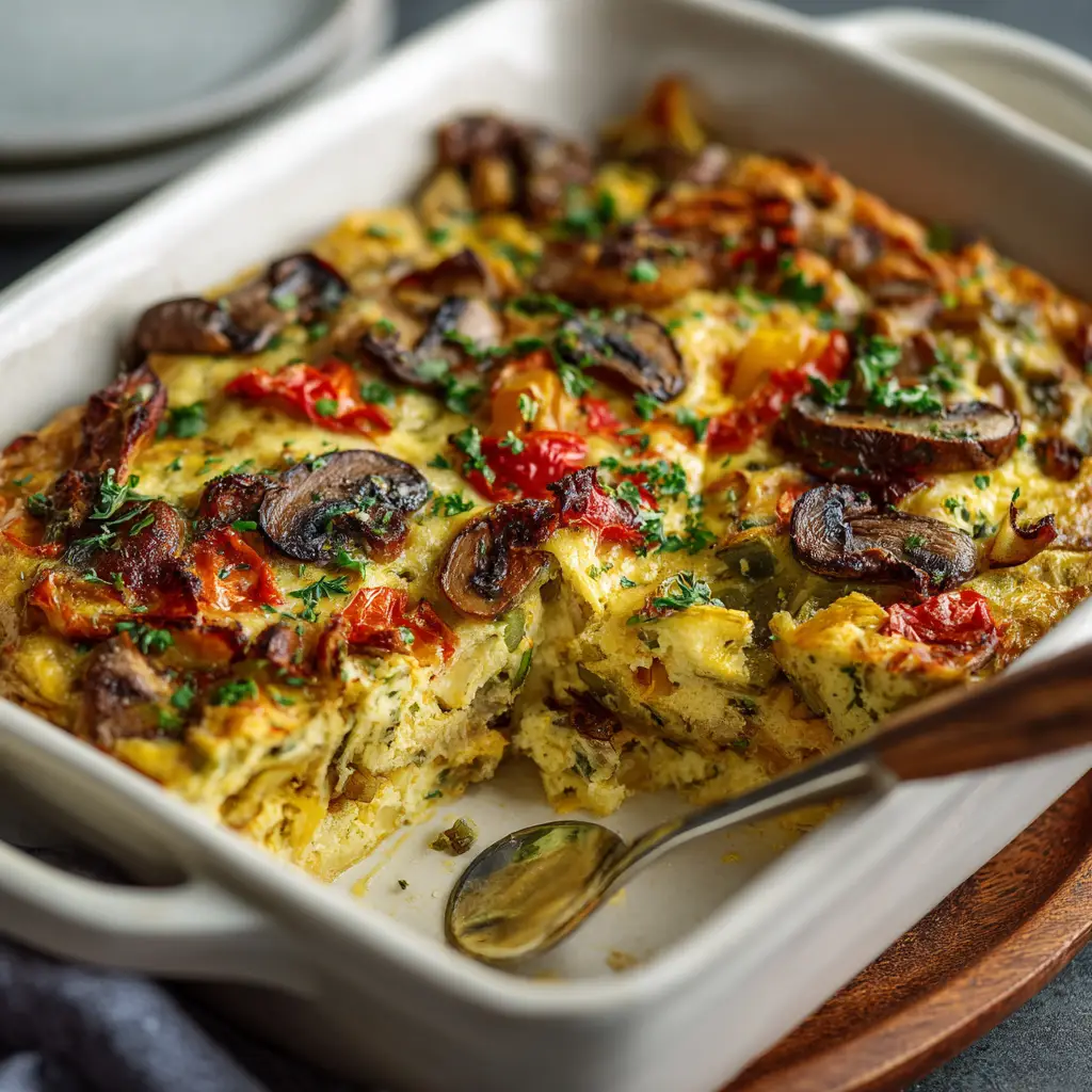 Veggie Packed Breakfast Casserole