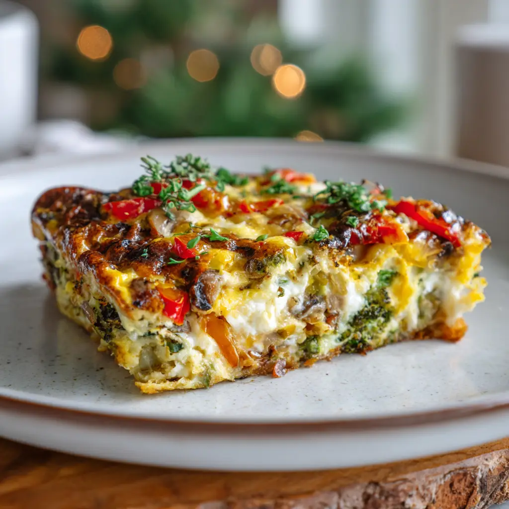 Veggie Packed Breakfast Casserole