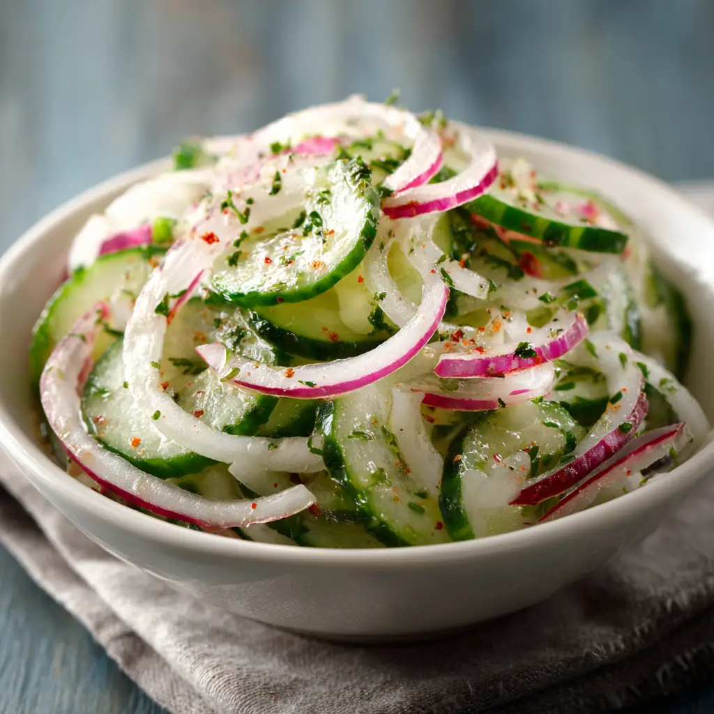 Cucumber Onion Salad