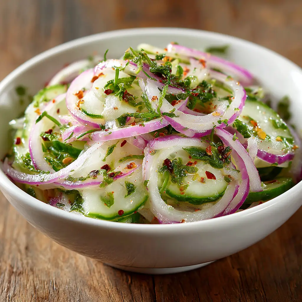 Cucumber Onion Salad