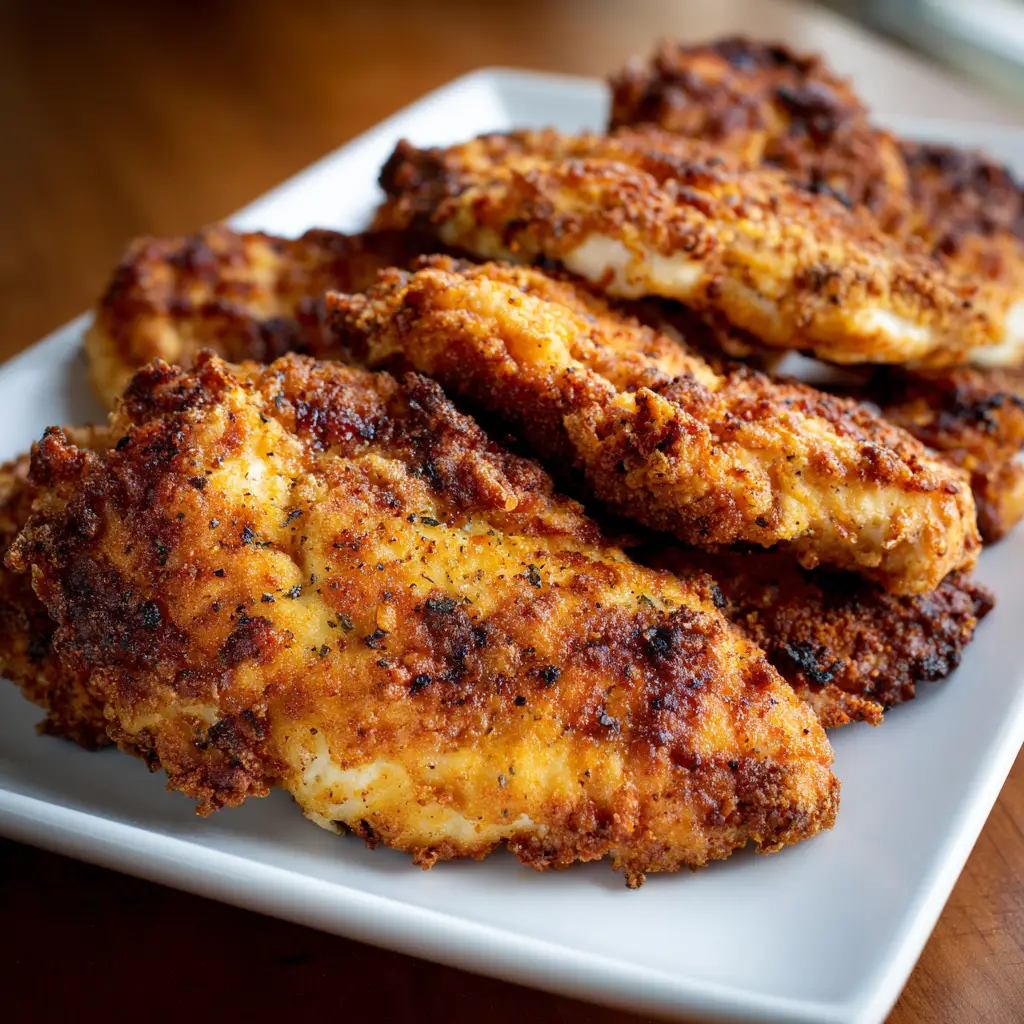 fried chicken breast recipe