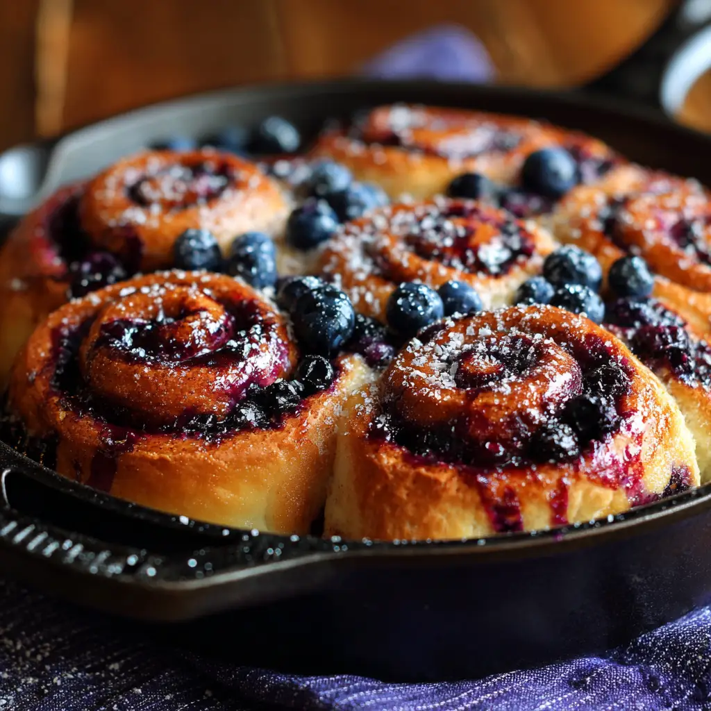 Blueberry Cinnamon Rolls