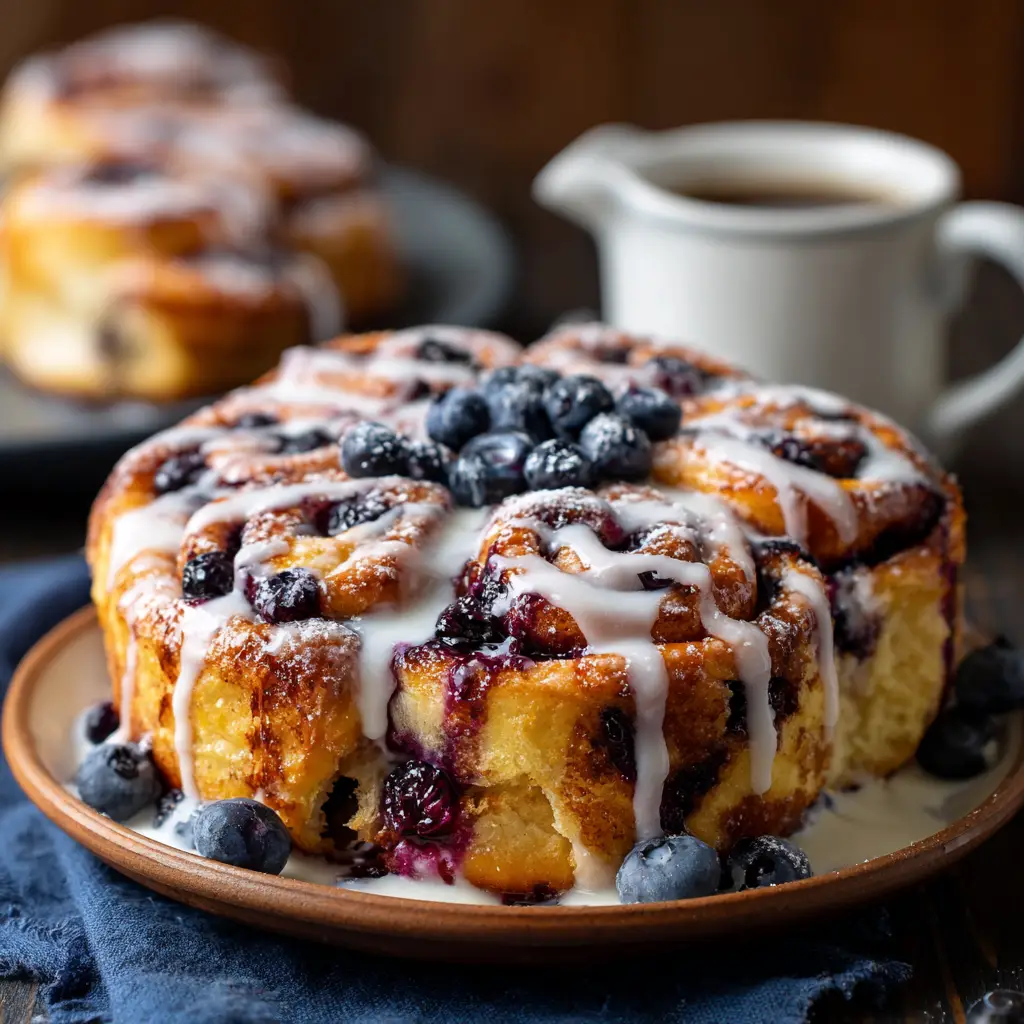 Blueberry Cinnamon Rolls
