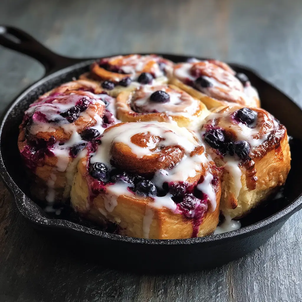 Blueberry Cinnamon Rolls