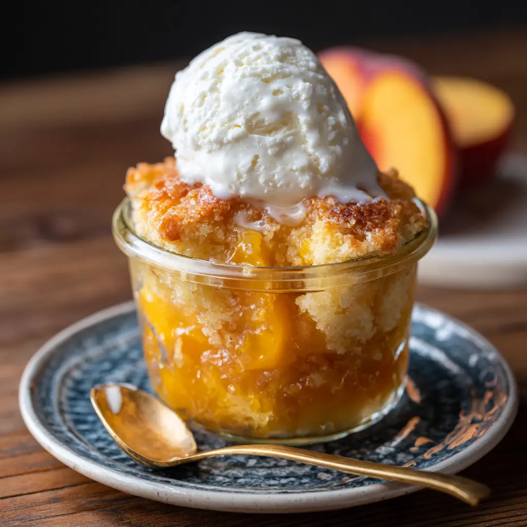 Canned Peach Cobbler Recipe