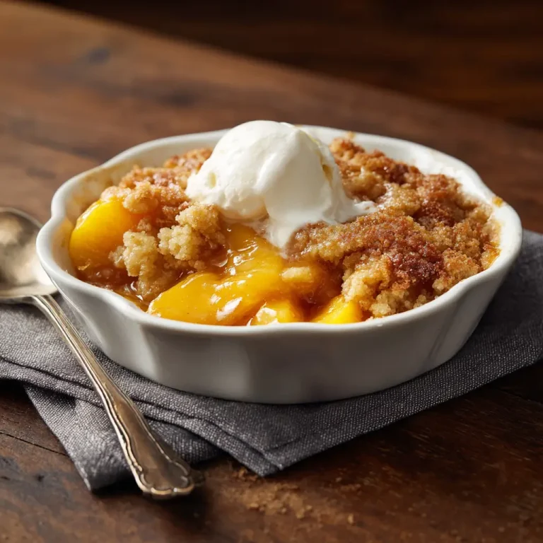 Canned Peach Cobbler Recipe