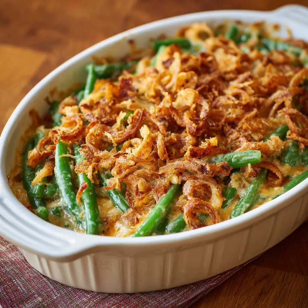 Cheesy Green Bean Casserole