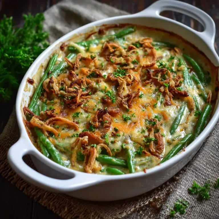 Cheesy Green Bean Casserole