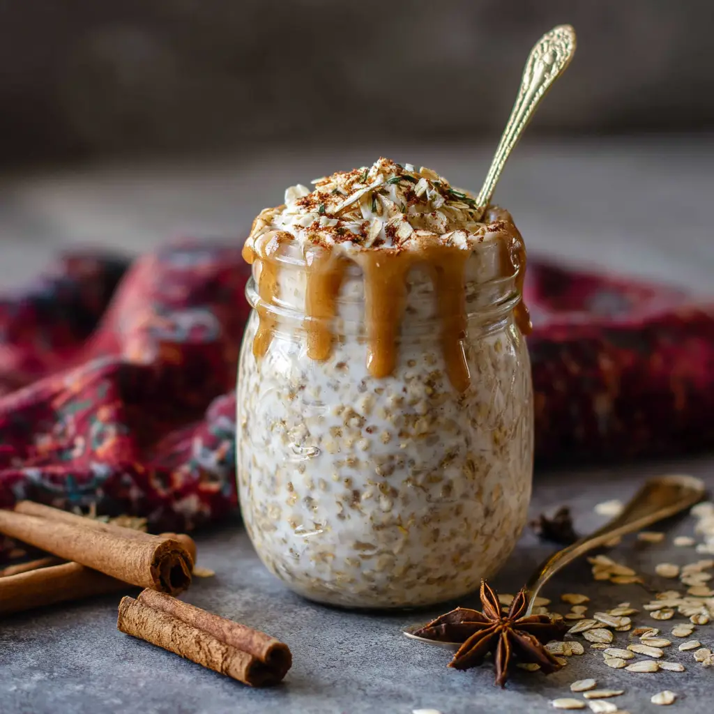 Cinnamon Roll Overnight Oats