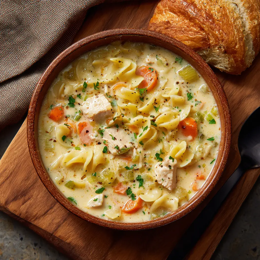 Creamy Chicken Noodle Soup