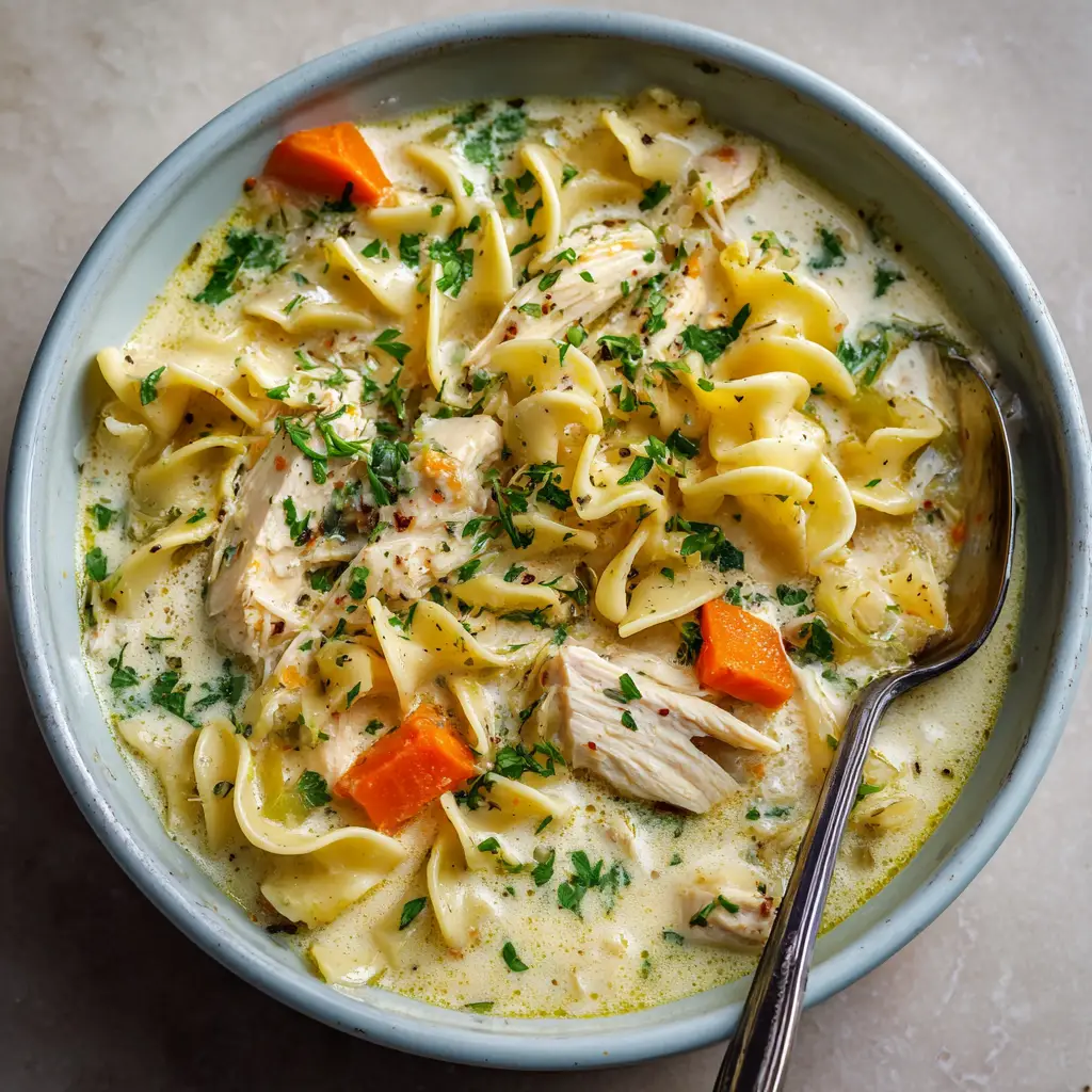 Creamy Chicken Noodle Soup