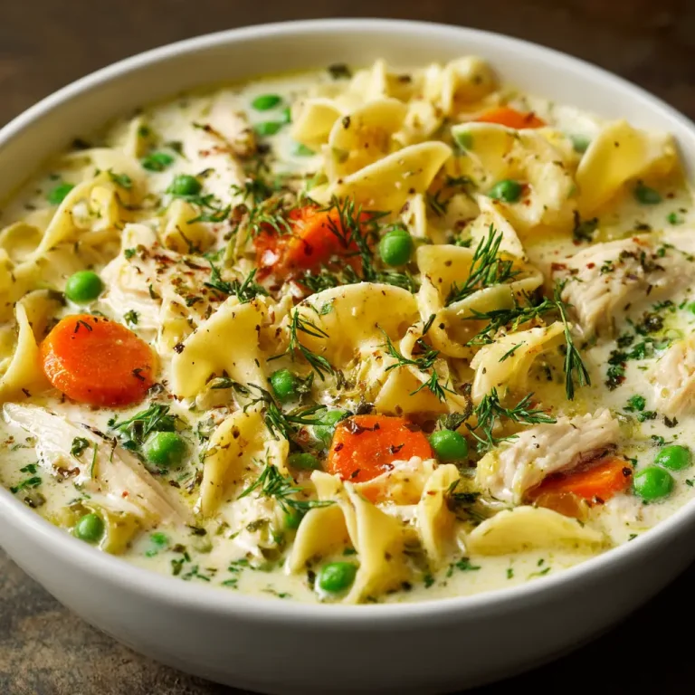 Creamy Chicken Noodle Soup
