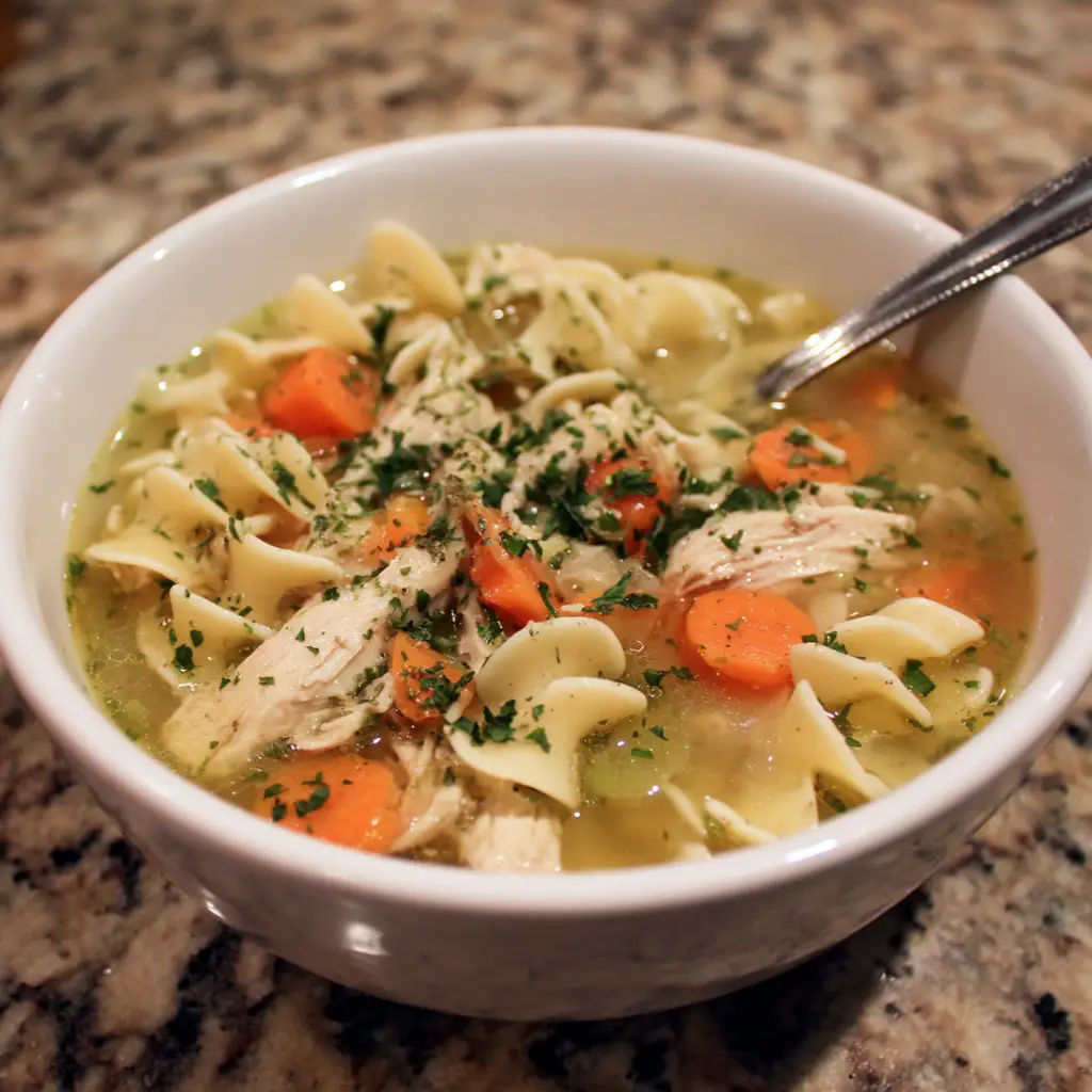 Crockpot Chicken Noodle Soup