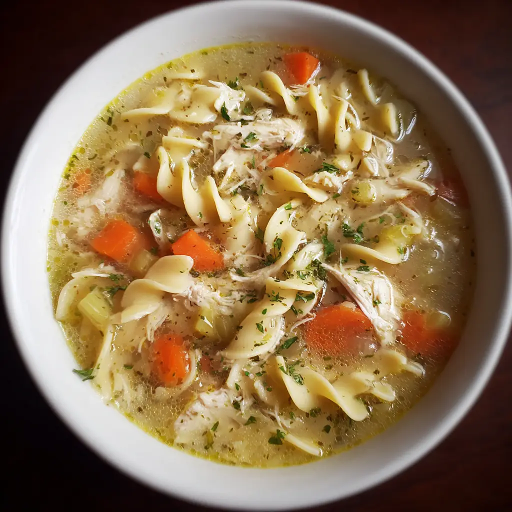 Crockpot Chicken Noodle Soup