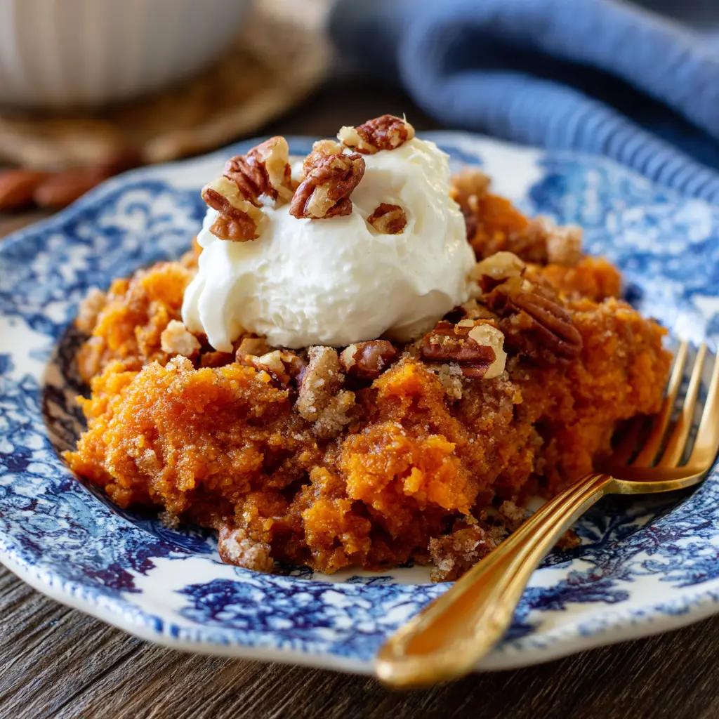 Crockpot Sweet Potato Casserole