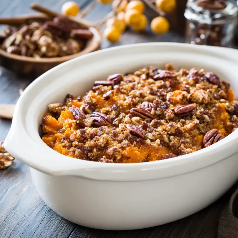 Crockpot Sweet Potato Casserole
