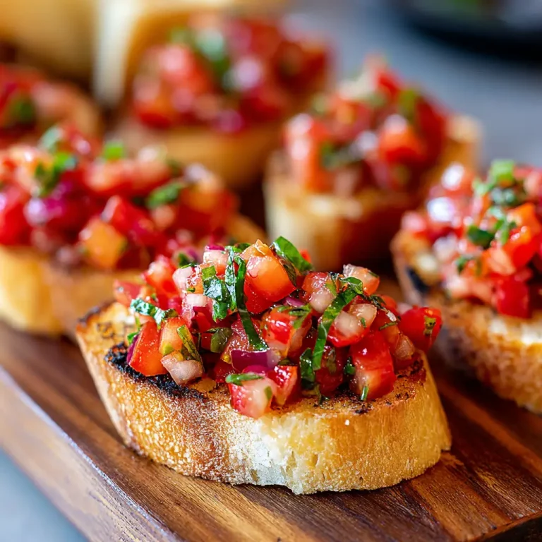 Easy Bruschetta Recipe