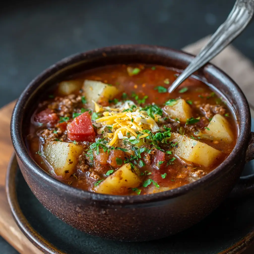 Hamburger Potato Soup