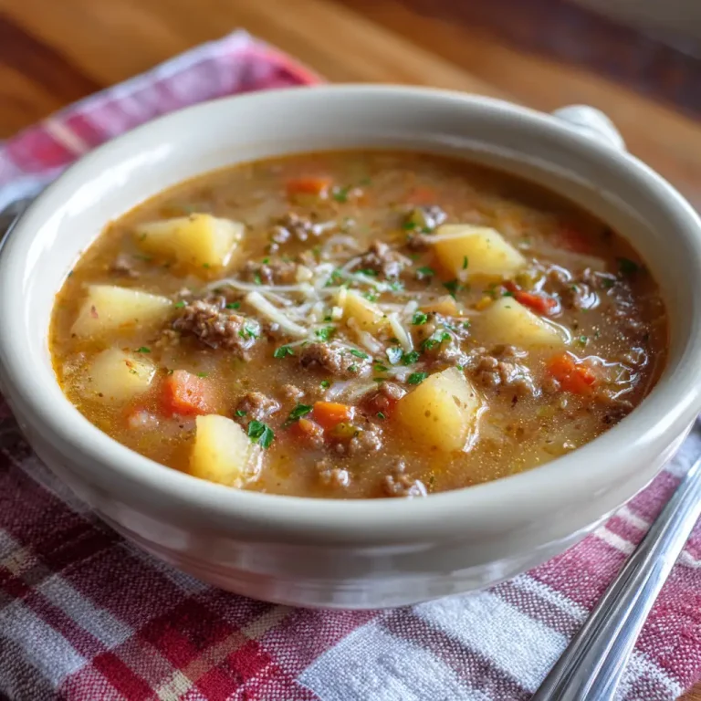 Hamburger Potato Soup