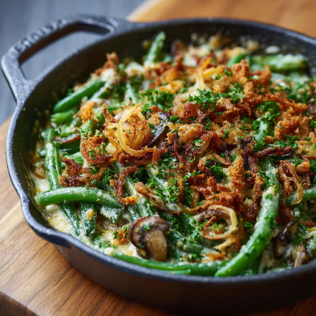 Keto Green Bean Casserole