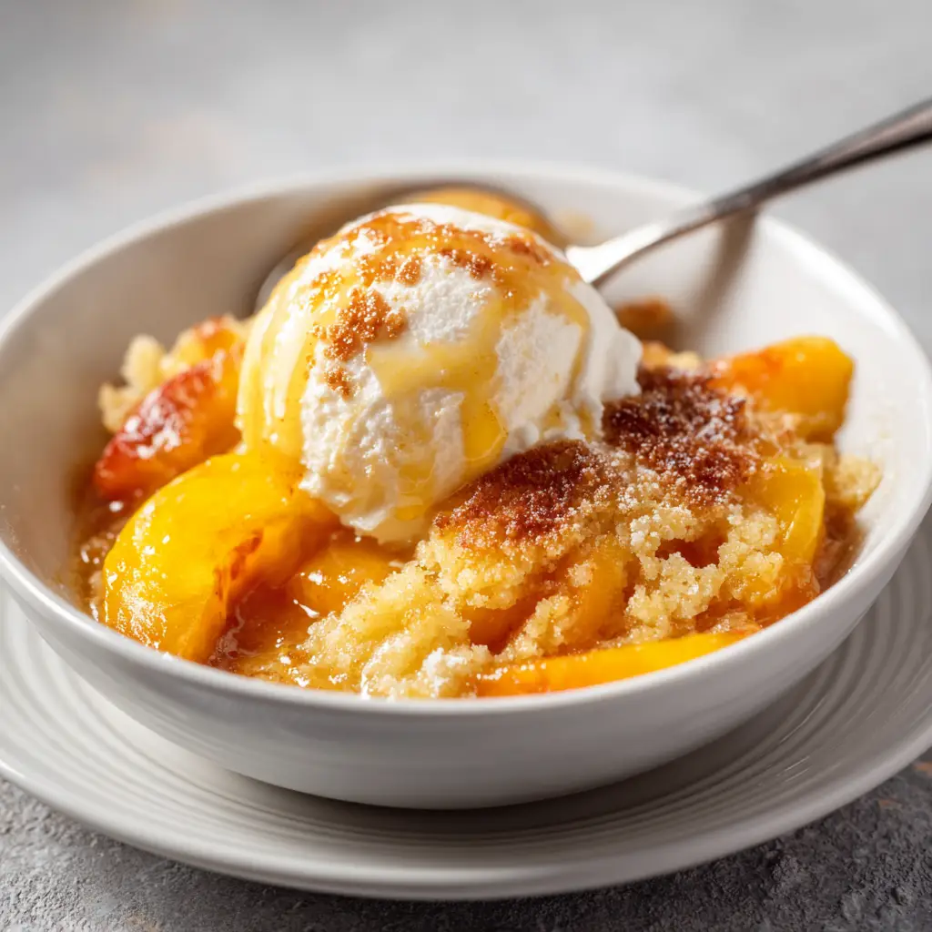 Peach Cobbler Canned Peaches Recipe