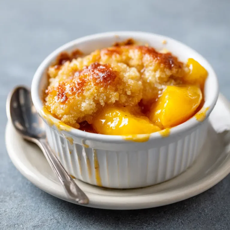 Peach Cobbler Canned Peaches Recipe