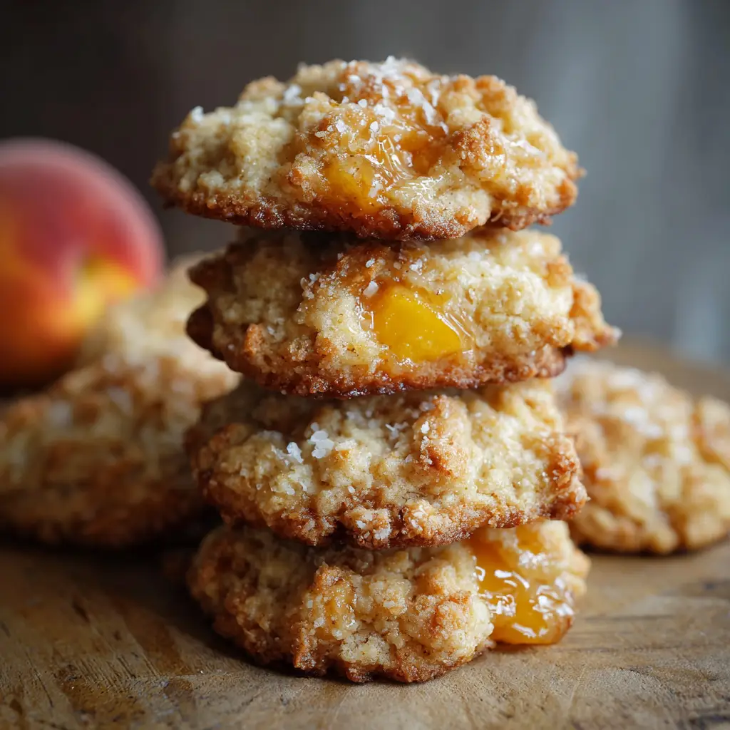 Peach Cobbler Cookies