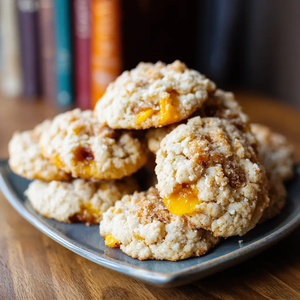 Peach Cobbler Cookies