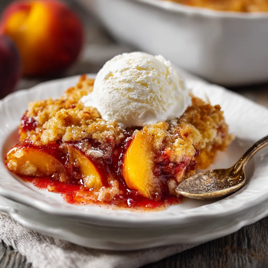 Peach Cobbler Dump Cake