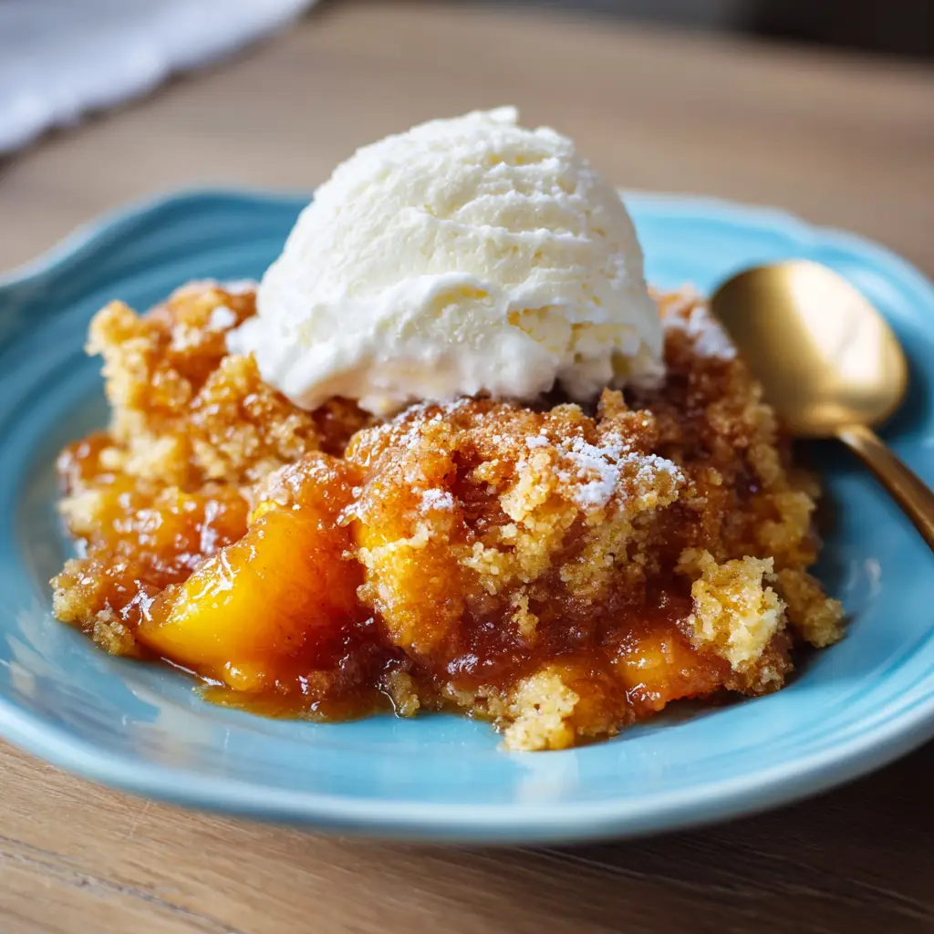 Peach Cobbler Dump Cake