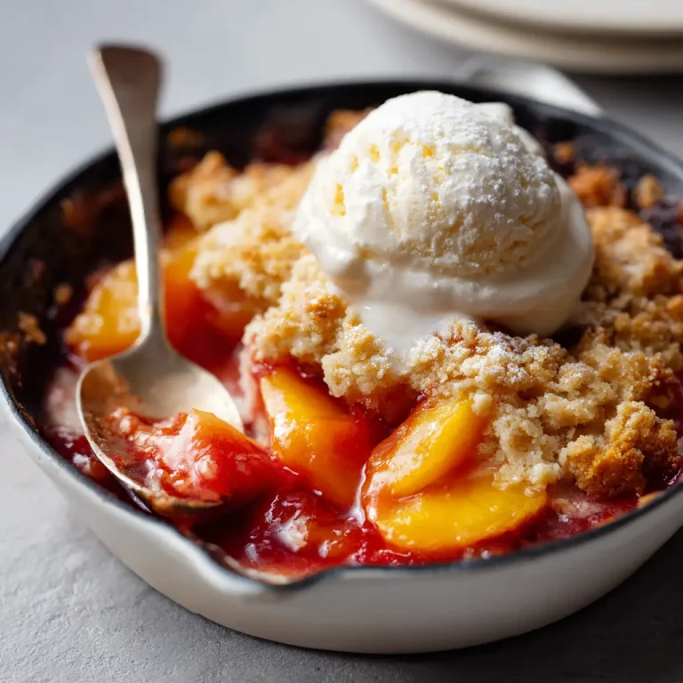 Peach Cobbler with Canned Peaches