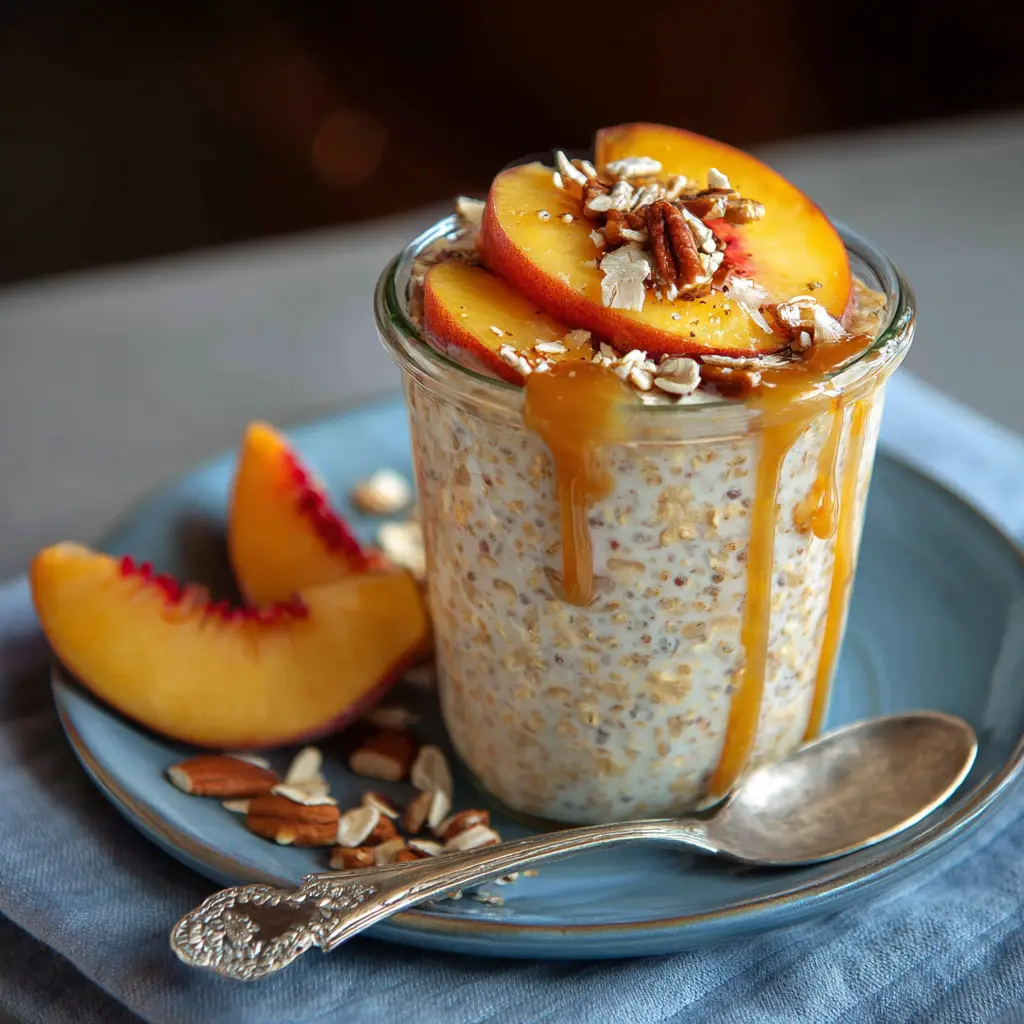 Peach Overnight Oats