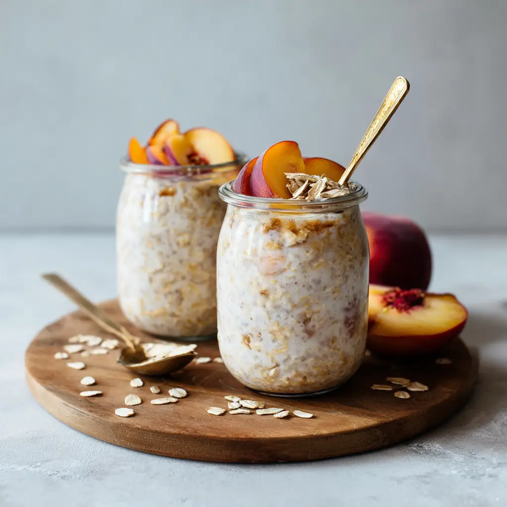 Peach Overnight Oats